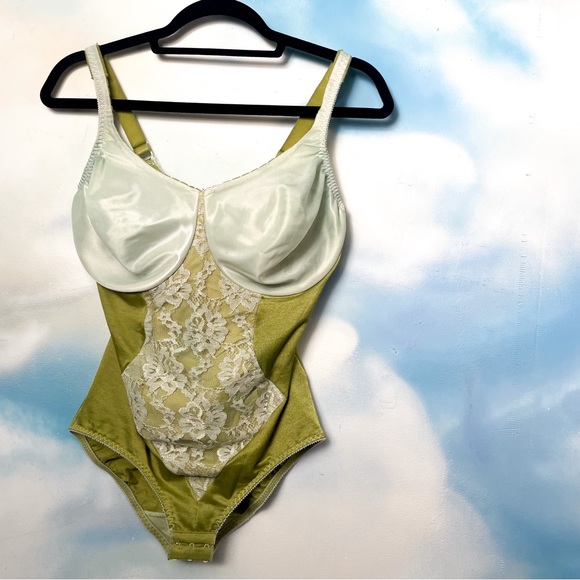 Hand dyed Olga vintage shaper teddy - Picture 5 of 5